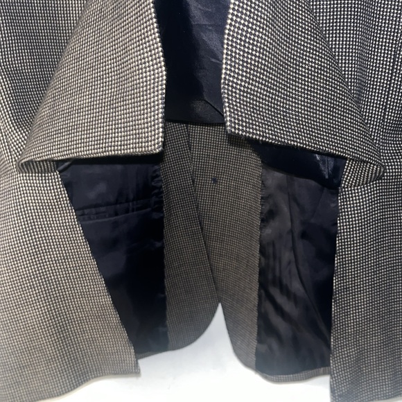 LU STRADA Sports Coat Brown Black Three Button Down Very Nice Condition! - Picture 7 of 9